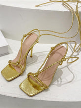 Avery Ankle Metal Thin Heel